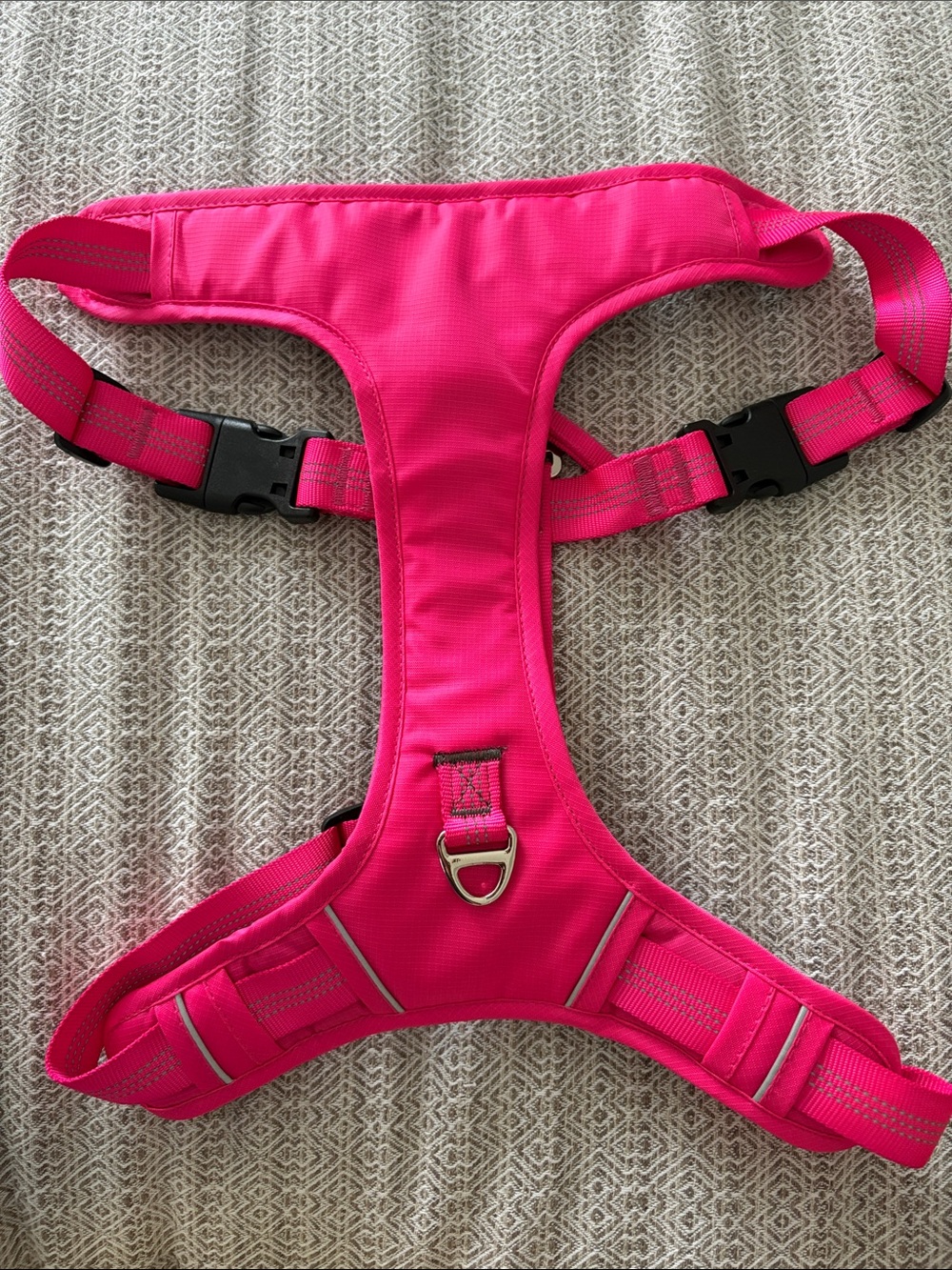 Hot Pink Reflective Dog Harness
